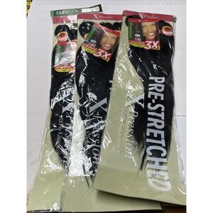 Outre Ultra Braid 52" 3X 100% Kanekalon Pre Stretched Pre Layered Lot Of 3 Hair